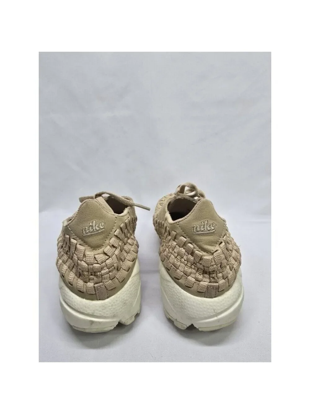 Nike AIR FOOTSCAPE WOVEN NM Khaki Size 8 Women's 917698-200
